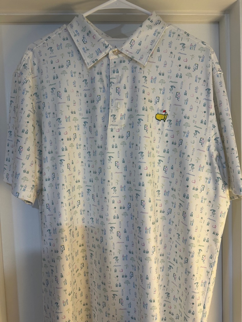 LIKE NEW Official Masters Tournament August National Mens Polo